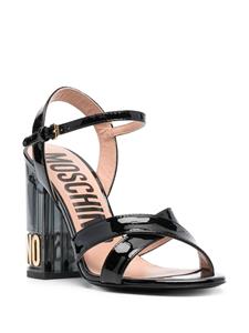 Moschino Aura sandalen met bandjes - Zwart