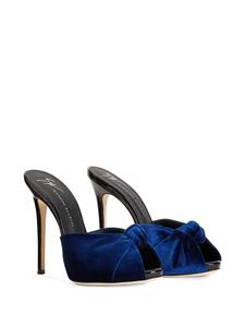Giuseppe Zanotti Bridget sandalen met geknoopt detail - Blauw