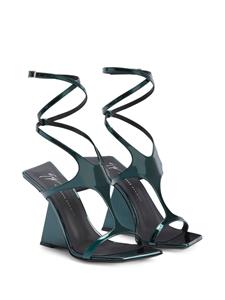 Giuseppe Zanotti Tutankamon lakleren sandalen - Groen