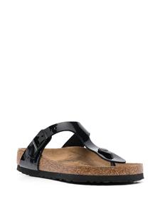 Birkenstock Gizeh sandalen met bandjes - Zwart