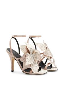 Giuseppe Zanotti Sandalen met bloemenpatroon - Roze