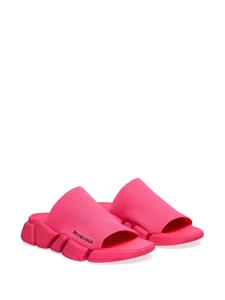 Balenciaga Speed 2.0 slippers met logoprint - Roze