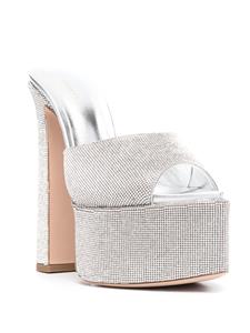 Le Silla Nina sandalen met plateauzool - Zilver