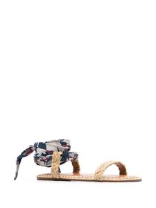Clergerie Isadora sandalen met striksluiting - Bruin