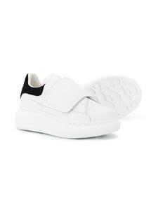 Alexander McQueen Kids Sneakers met klittenband - Wit