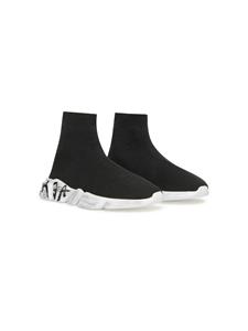 Balenciaga Kids Speed sneakers - 1091 -BLACK/WHITE GRF BLAC