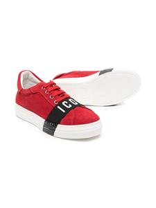 Dsquared2 Kids Suède sneakers - Rood