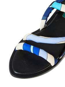 PUCCI Sandalen met abstracte print - Blauw