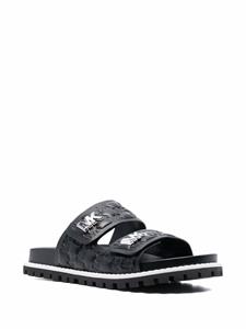 Michael Kors Stark sandalen met logo - Zwart