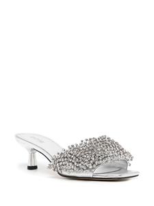 Michael Kors Dahlia sandalen verfraaid met kristallen - Zilver