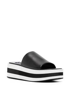 Senso Morgan sandalen met plateauzool - Zwart