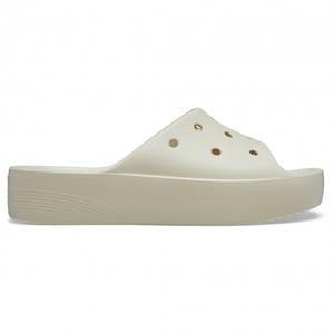 Crocs  Women's Classic Platform Slide - Sandalen, grijs/beige