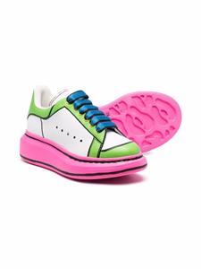 Alexander McQueen Kids Sneakers met colourblocking - Wit