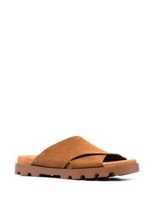 Camper Brutus sandalen met gekruiste bandjes - Bruin