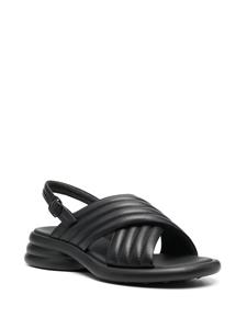 Camper Spiro sandalen met kruisbandjes - Zwart