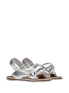 Miu Miu Geknoopte sandalen - Zilver