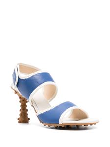 Sunnei 1000 Chiodi sandalen met contrasterende afwerking - Blauw