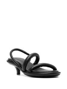 Marsèll Leren slingback sandalen - Zwart