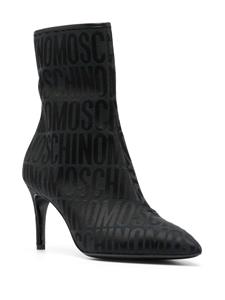 Moschino Laarzen met hoge hak - Zwart