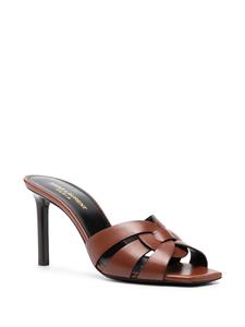 Saint Laurent Tribute stiletto sandalen - Bruin