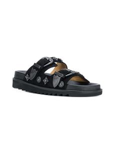Toga Pulla buckle strap sandals - Zwart