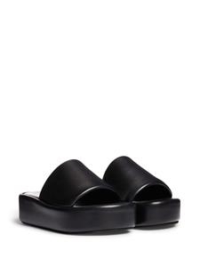 Balenciaga Rise slippers met plateauzool - Zwart