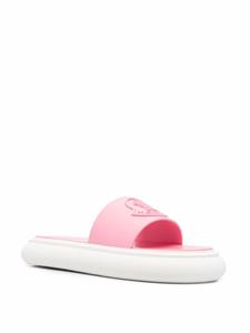 Moncler Leren slippers - Roze