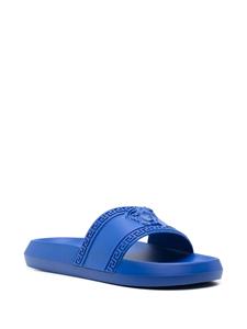 Versace Medusa slippers met reliëf - Blauw