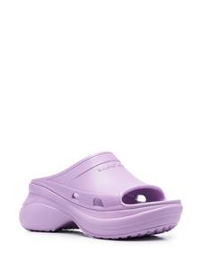 Balenciaga x Crocs Pool Crocs sandalen met plateauzool - Paars