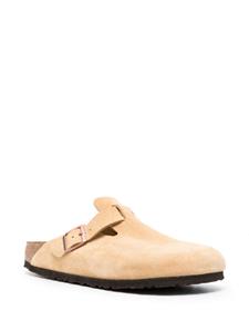 Birkenstock Boston suède sandalen - Beige