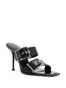 Alexander McQueen Sandalen met gesp - Zwart