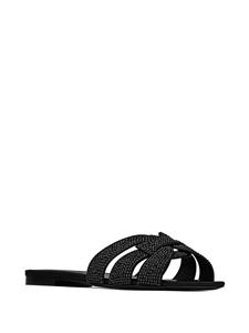 Saint Laurent Leren sandalen - Zwart