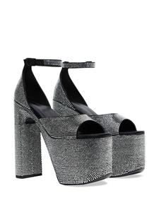 Balenciaga Camden sandalen verfraaid met stras - 1000 -BLACK/ CRYSTAL