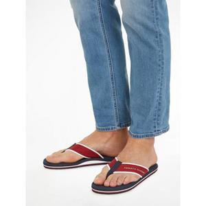 Tommy Hilfiger Teenslippers CLASSIC HILFIGER BEACH SANDAL met gedessineerde binnenzool