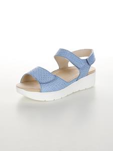 Solidus Sandaaltje met klittenbanden  Lichtblauw