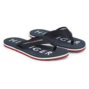 Tommy Hilfiger Teenslippers ESSENTIAL CORP FLIP FLOP met een logo-opschrift