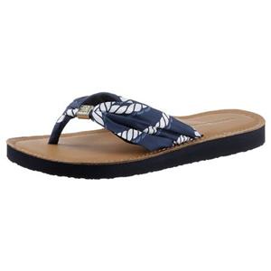 Tommy Hilfiger Zehentrenner "TH ELEVATED BEACH SANDAL PRINT"