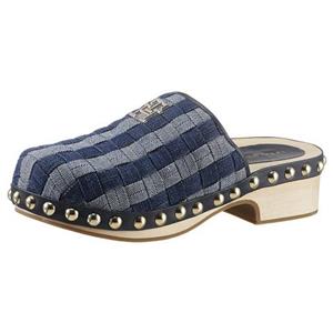 Tommy Hilfiger Clogs TH DENIM CONTRAST CLOG in een trendy retro-look