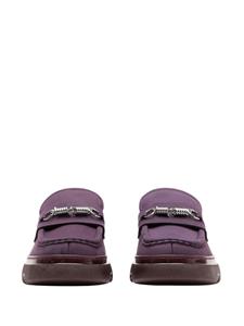 Burberry Creeper Clamp suede loafers - Paars