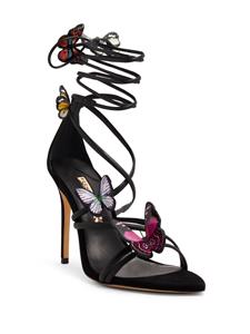 Sophia Webster Vanessa sandalen met vlinder - Zwart