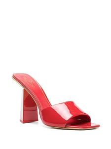 Valentino One Stud Hyper 105mm leather sandals - Rood