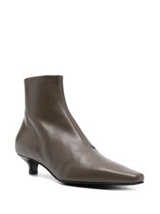 TOTEME The Slim 35mm ankle boots - Bruin
