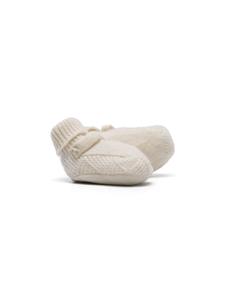 Tartine Et Chocolat knitted cashmere slippers - Wit