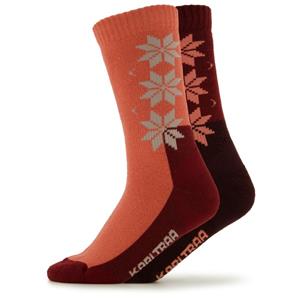 Kari Traa  Women's KT Wool Sock - Merinosokken, rood