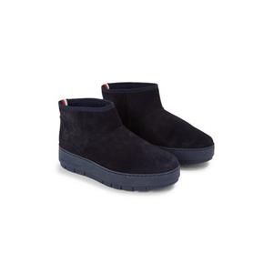 Tommy Hilfiger Snowboots COOL SUEDE SNOWBOOT met siernaden opzij