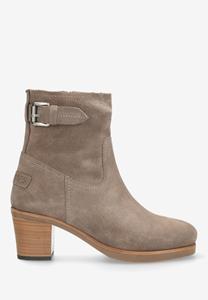 Shabbies Amsterdam Ankle Boot Lieve Biker Taupe