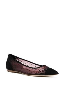 Rupert Sanderson Luna mesh ballerina's - Rood