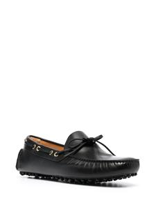 Car Shoe Leren loafers - Zwart