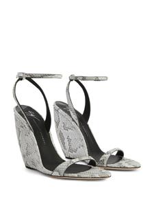 Giuseppe Zanotti Ginnyfer leren sandalen - Grijs