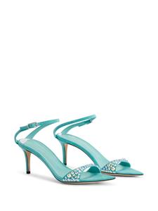 Giuseppe Zanotti Intriigo sandalen verfraaid met kristallen - Blauw